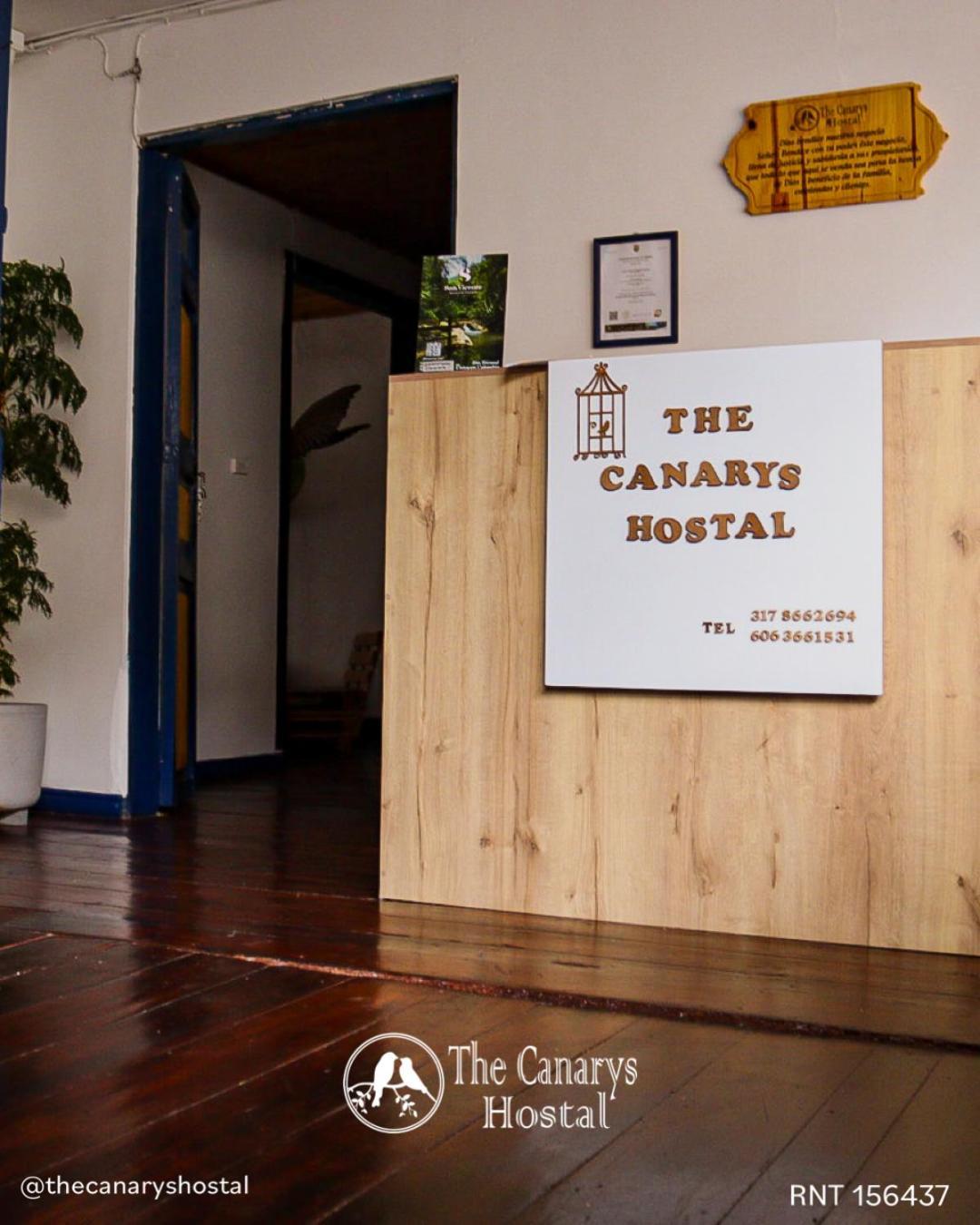 The Canarys Hostal Santa Rosa de Cabal Exteriör bild